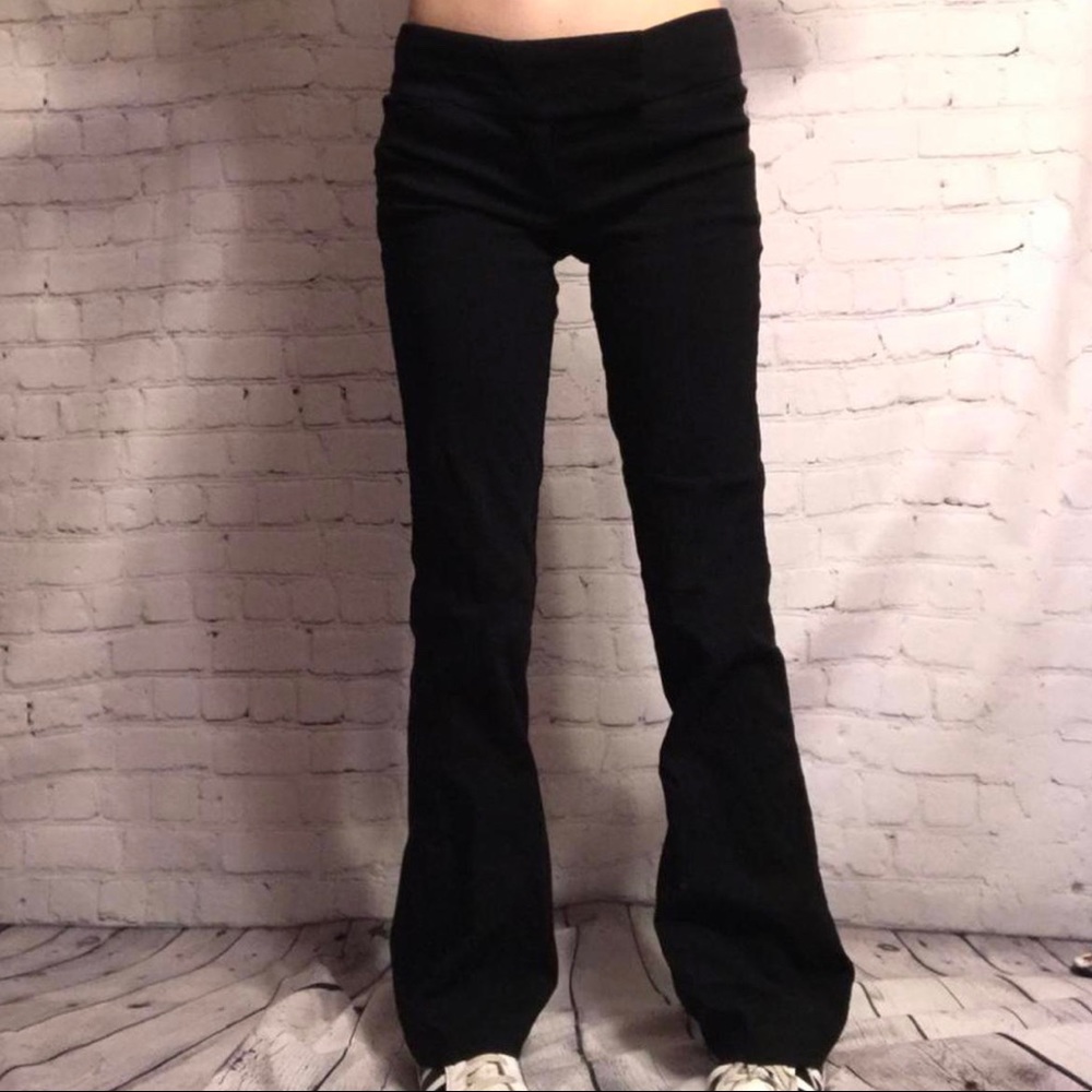 Black flare pants